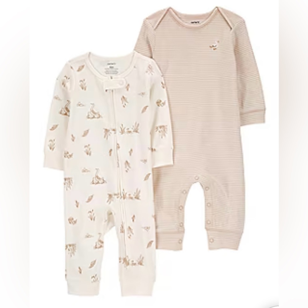 Carter's Baby Boys Long Sleeve 2-pc. Jumpsuit